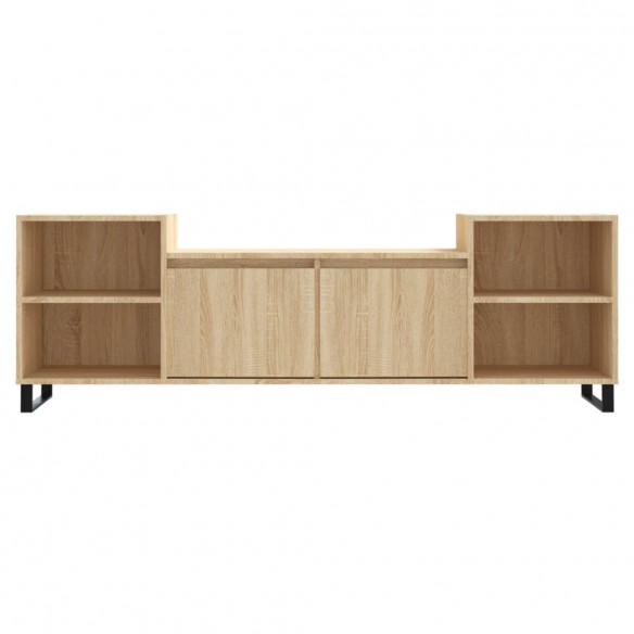 Meuble TV Chêne sonoma 160x35x55 cm Bois d'ingénierie