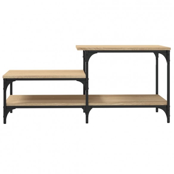Table basse chêne sonoma 100x50,5x45 cm bois d'ingénierie