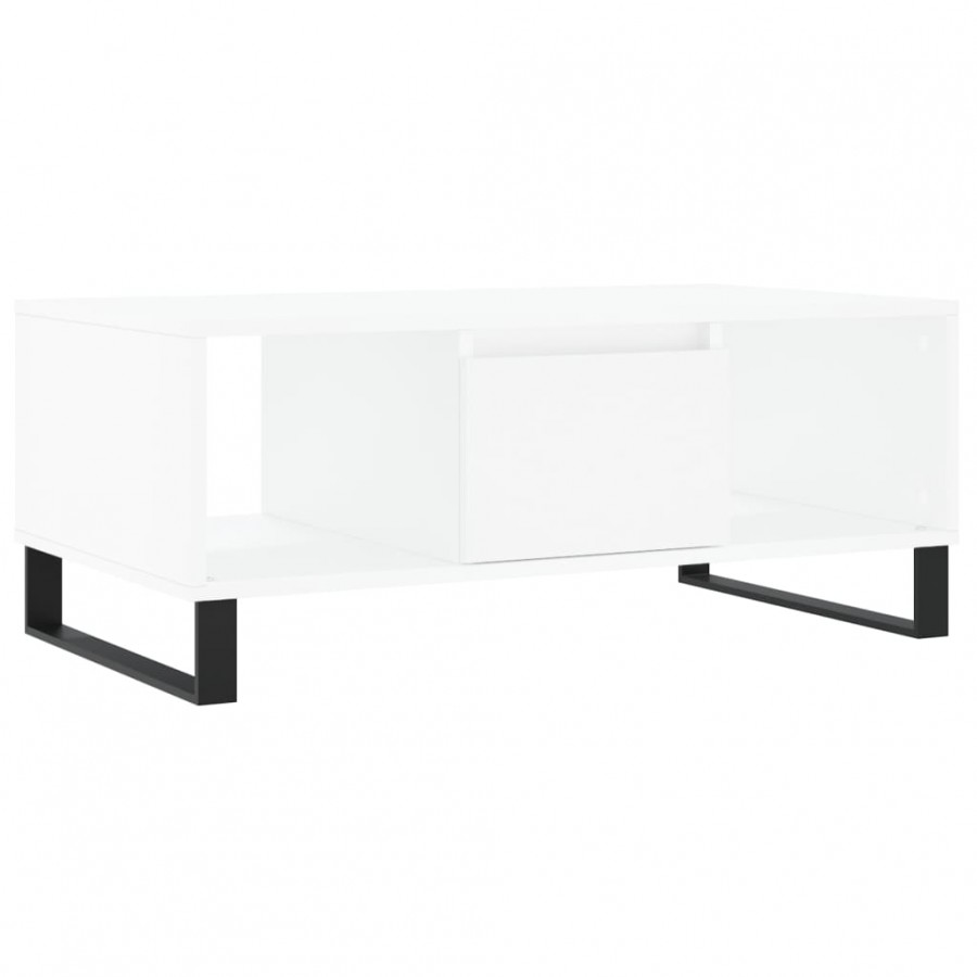Table basse Blanc 90x50x36,5 cm  Table basse Blanc 90x50x36,5 cm