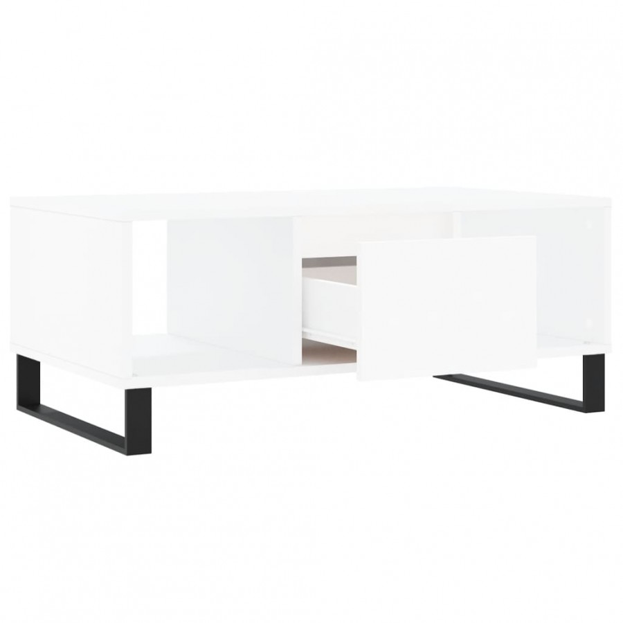 Table basse Blanc 90x50x36,5 cm  Table basse Blanc 90x50x36,5 cm