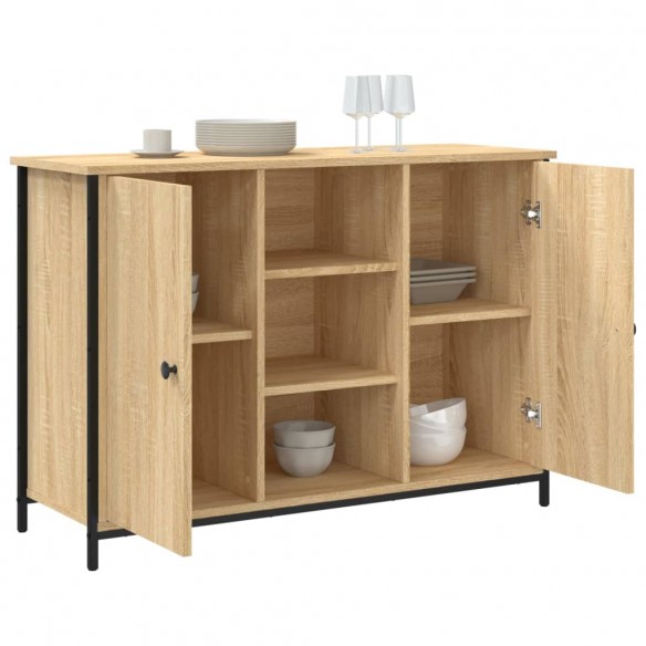 Buffet chêne sonoma 100x35x70 cm bois d'ingénierie