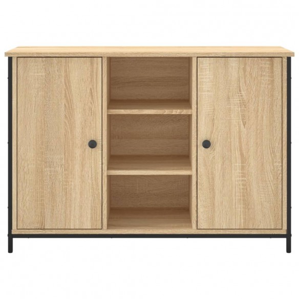 Buffet chêne sonoma 100x35x70 cm bois d'ingénierie