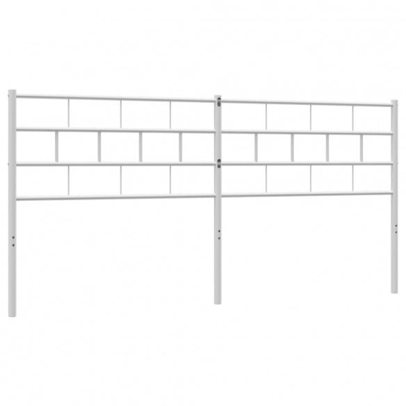 Tête de lit métal blanc 193 cm