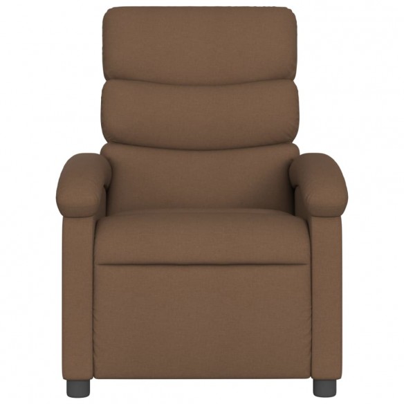 Fauteuil inclinable Marron Tissu