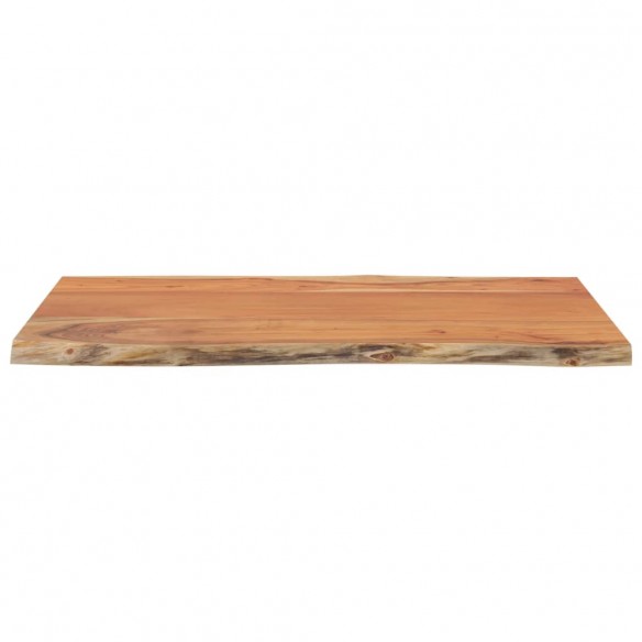 Table d'appoint 60x40x2,5cm bois massif acacia bordure assortie