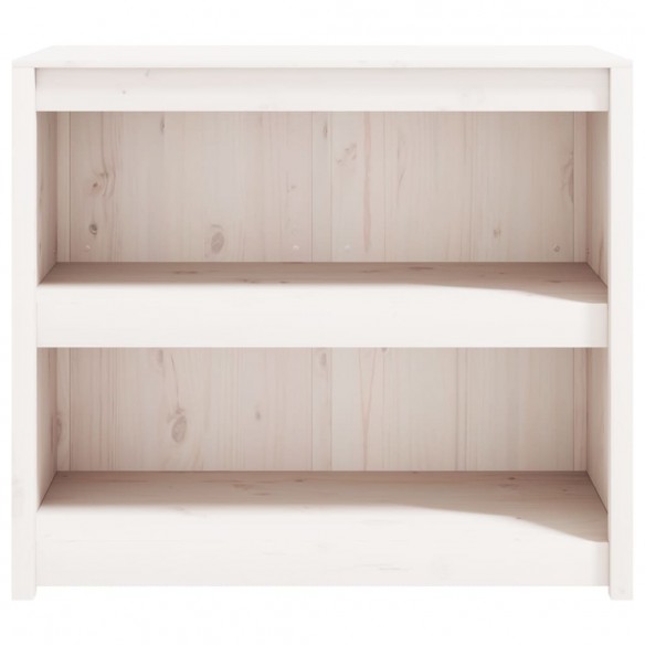 Armoire de cuisine d'extérieur blanc bois de pin massif