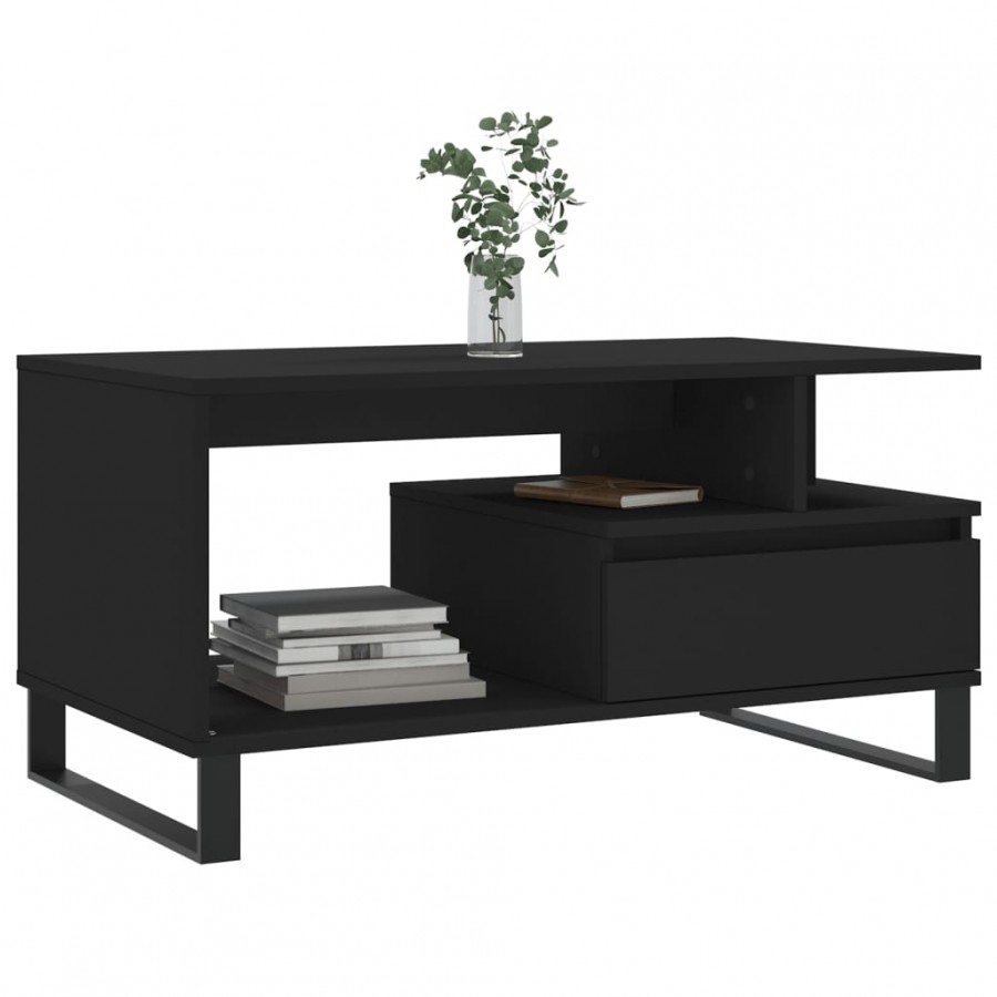 Table basse Noir 90x49x45 cm  Table basse Noir 90x49x45 cm