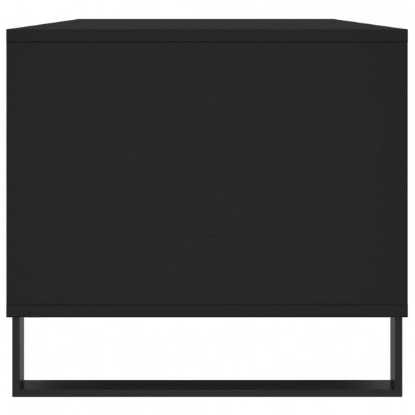 Table basse Noir 90x49x45 cm Bois d'ingénierie