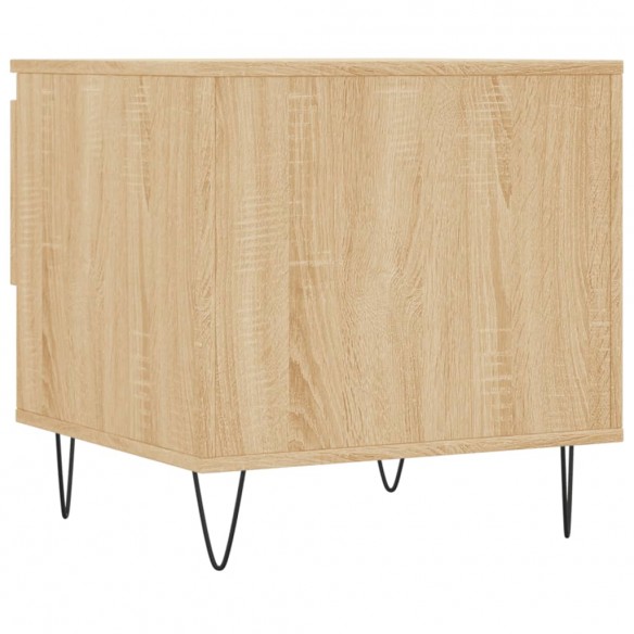 Table basse chêne sonoma 50x46x50 cm bois d'ingénierie