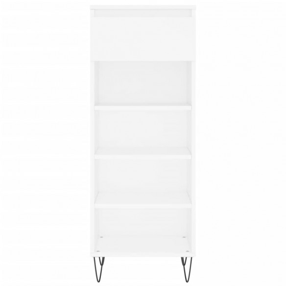 Armoire à chaussures Blanc 40x36x105 cm Bois d'ingénierie