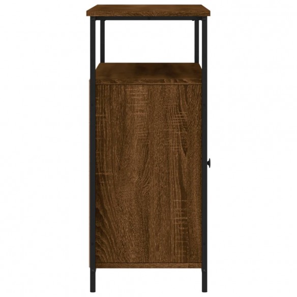 Buffet chêne marron 100x35x80 cm bois d'ingénierie