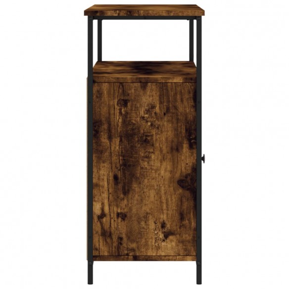 Buffet chêne fumé 100x35x80 cm bois d'ingénierie