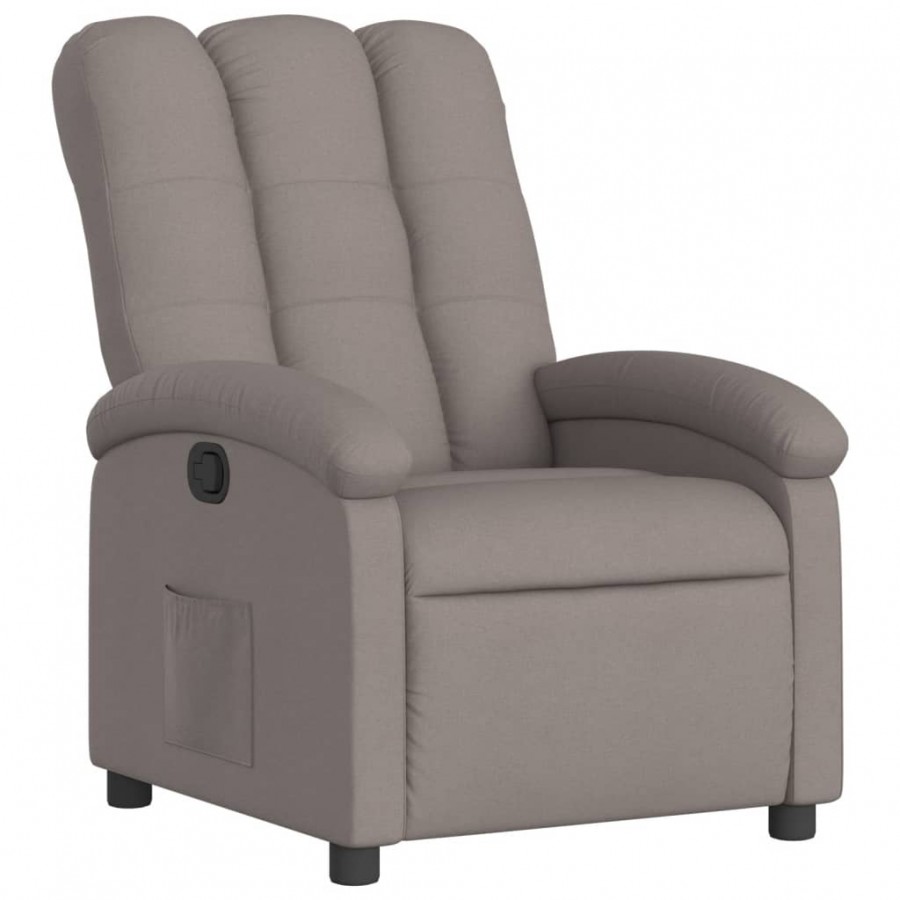Fauteuil inclinable Taupe Tissu Fauteuil inclinable Taupe Tissu