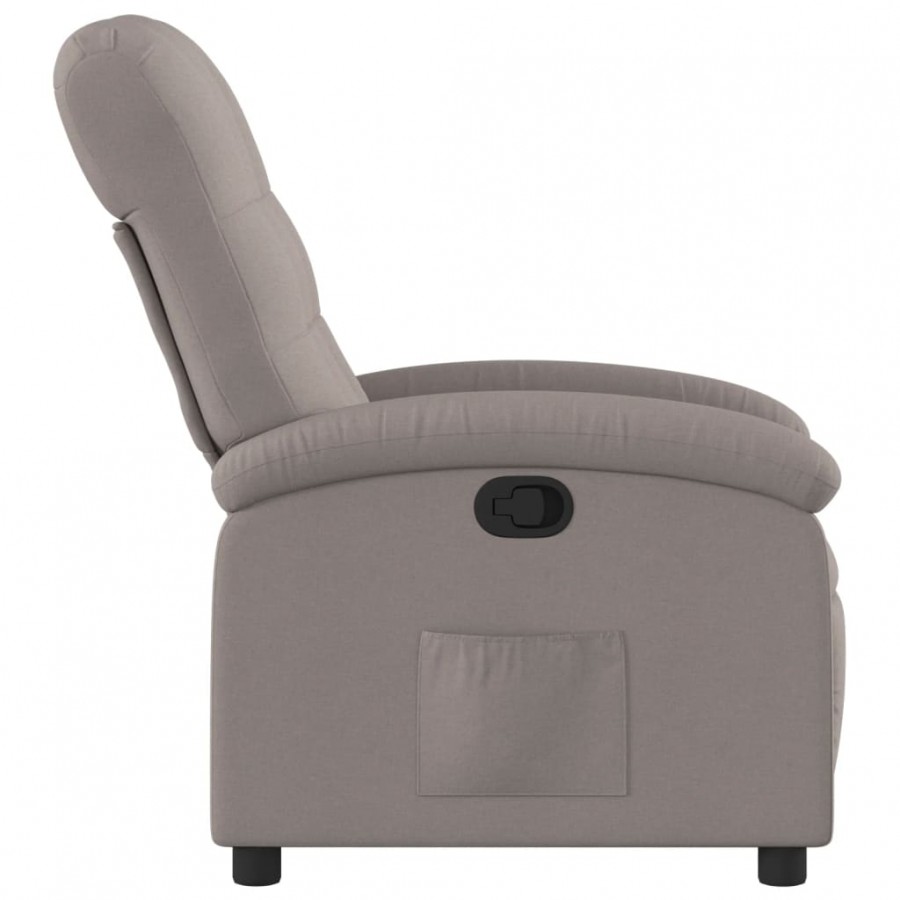 Fauteuil inclinable Taupe Tissu Fauteuil inclinable Taupe Tissu