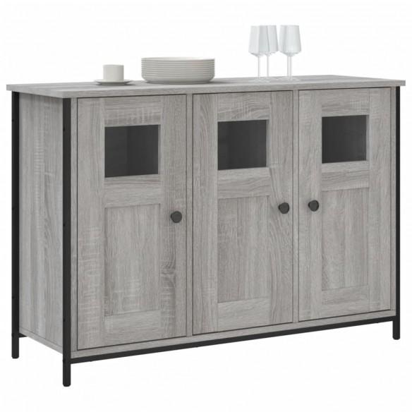 Buffet sonoma gris 100x35x70 cm bois d'ingénierie