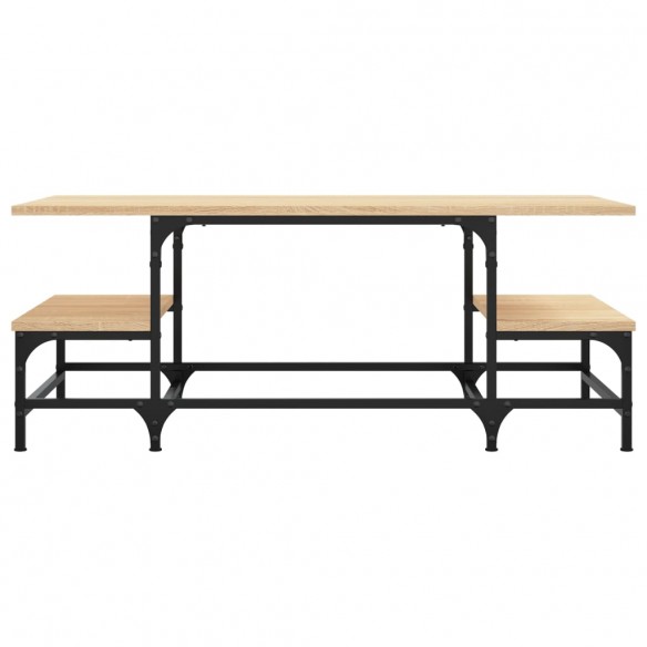 Table basse chêne sonoma 100x50,5x40 cm bois d'ingénierie