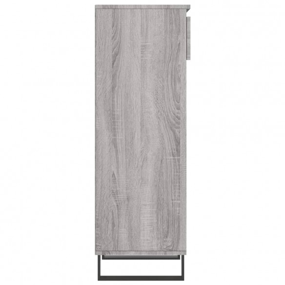 Armoire à chaussures Sonoma gris 40x36x105 cm Bois d'ingénierie