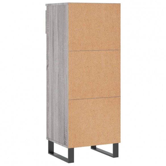 Armoire à chaussures Sonoma gris 40x36x105 cm Bois d'ingénierie