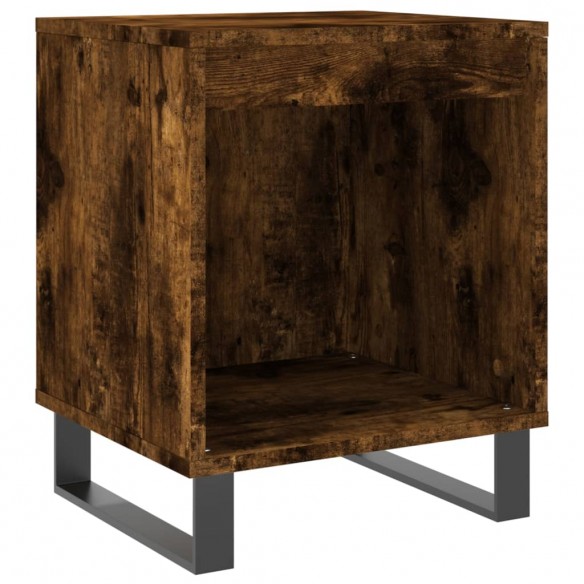 Tables de chevet 2 pcs chêne fumé 40x35x50 cm bois ingénierie