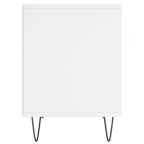 Tables de chevet 2 pcs blanc 40x35x50 cm bois d’ingénierie