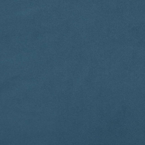 Tête de lit avec oreilles Bleu foncé 183x23x118/128 cm Velours