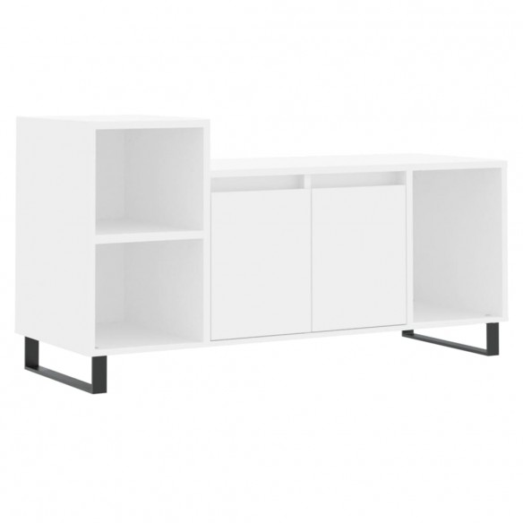 Meuble TV Blanc 100x35x55 cm Bois d'ingénierie