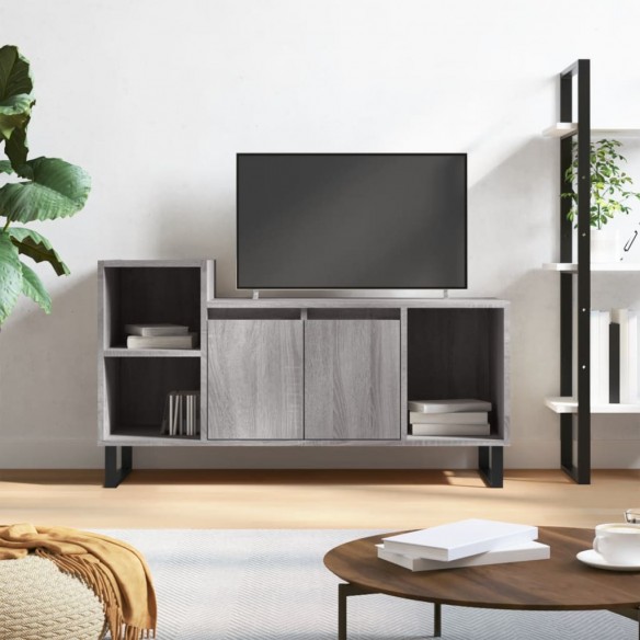 Meuble TV Sonoma gris 100x35x55 cm Bois d'ingénierie