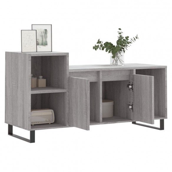 Meuble TV Sonoma gris 100x35x55 cm Bois d'ingénierie