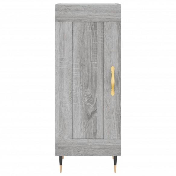 Buffet haut Sonoma gris 34,5x34x180 cm Bois d'ingénierie