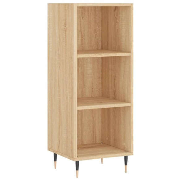 Buffet haut Chêne sonoma 34,5x34x180 cm Bois d'ingénierie