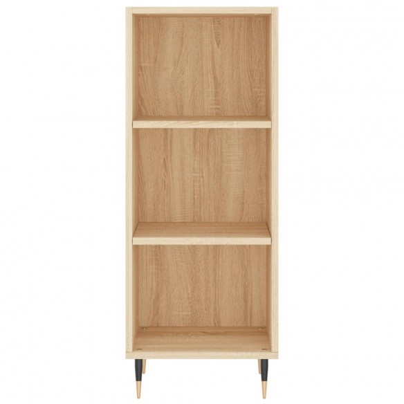 Buffet haut Chêne sonoma 34,5x34x180 cm Bois d'ingénierie