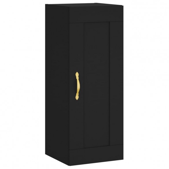 Armoire murale noir 34,5x34x90 cm bois d'ingénierie