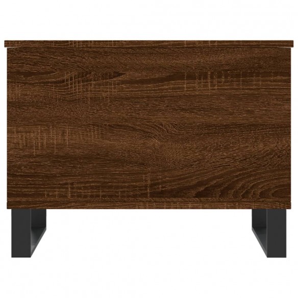 Table basse Chêne marron 60x44,5x45 cm Bois d'ingénierie