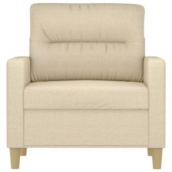 Fauteuil Crème 60 cm Tissu