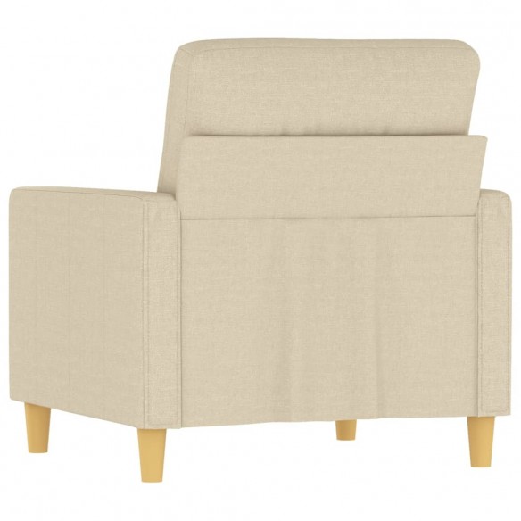 Fauteuil Crème 60 cm Tissu