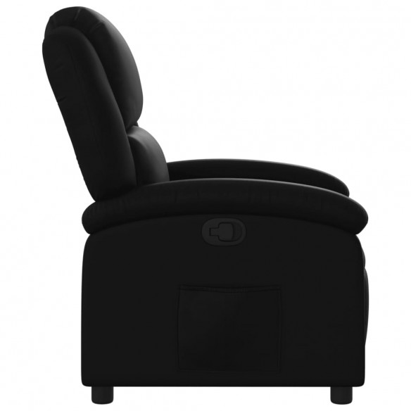 Fauteuil inclinable Noir Similicuir