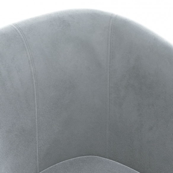 Fauteuil cabriolet gris foncé velours