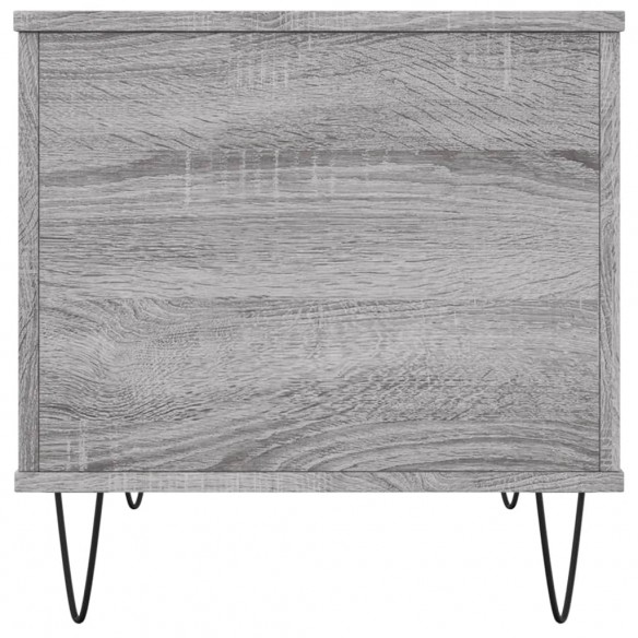 Table basse Sonoma gris 60x44,5x45 cm Bois d'ingénierie