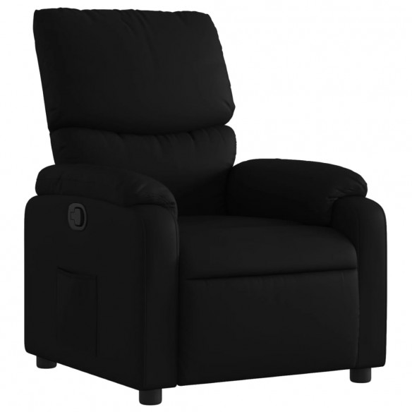 Fauteuil inclinable Noir Similicuir