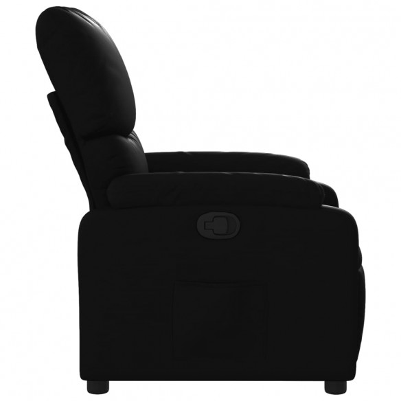 Fauteuil inclinable Noir Similicuir