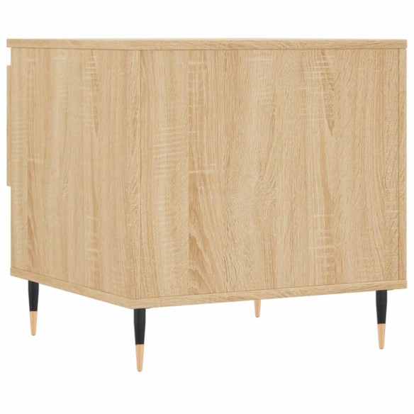 Table basse chêne sonoma 50x46x50 cm bois d'ingénierie