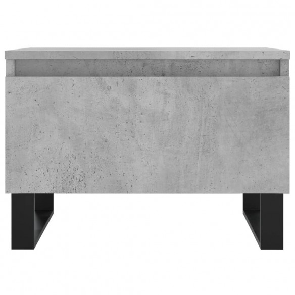 Tables basses 2 pcs gris béton 50x46x35 cm bois d'ingénierie