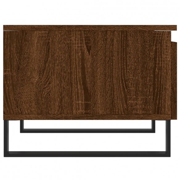 Tables basses 2 pcs chêne marron 50x46x35 cm bois d'ingénierie