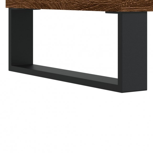 Tables basses 2 pcs chêne marron 50x46x35 cm bois d'ingénierie