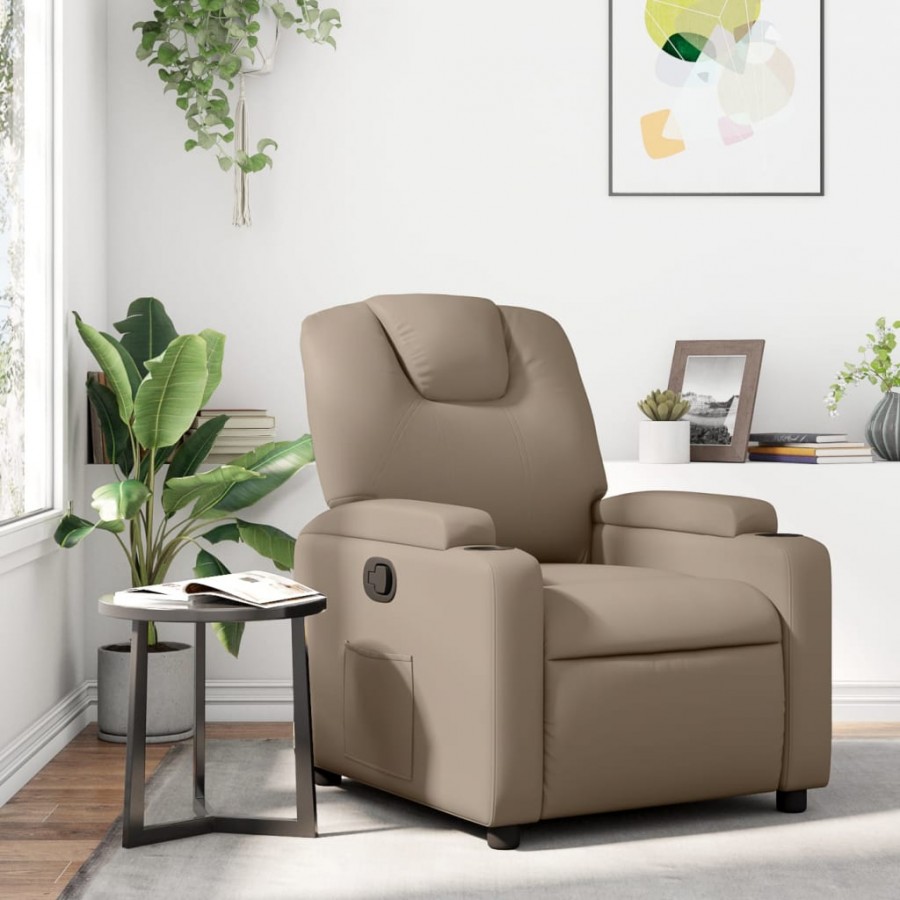 Fauteuil inclinable Cappuccino Similicuir