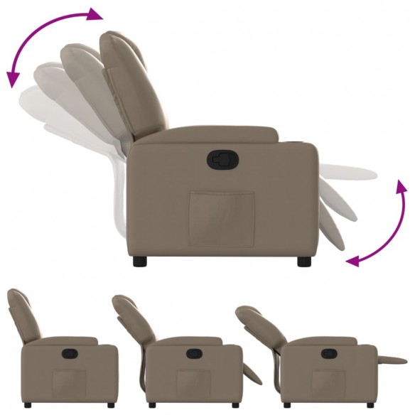 Fauteuil inclinable Cappuccino Similicuir