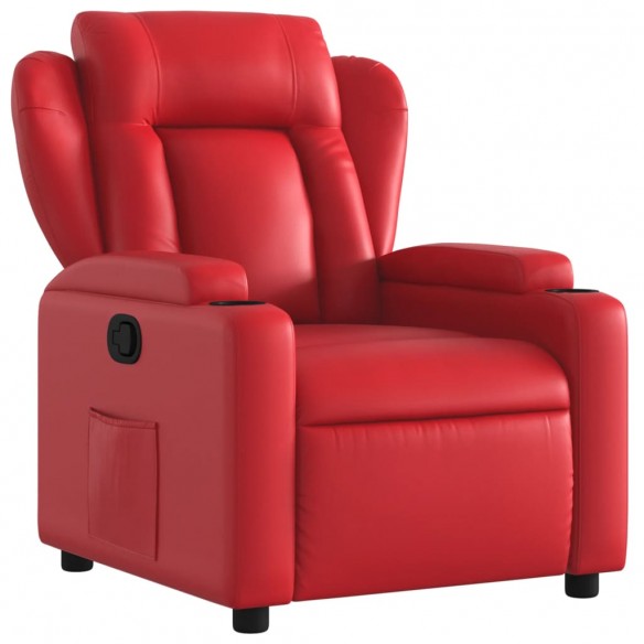 Fauteuil inclinable Rouge Similicuir