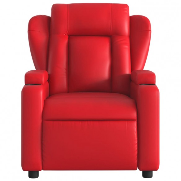 Fauteuil inclinable Rouge Similicuir