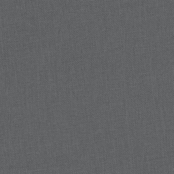 Fauteuil cabriolet avec repose-pied gris foncé tissu