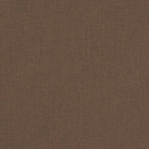 Fauteuil cabriolet avec repose-pied marron tissu